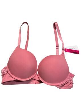 I Lumie Women’s 32B Super Super Push Up Bra in Pink NWT